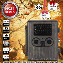 3G 3G 3G Hunting camera , Chinese factory price ,SMS MMS SMTP small hidden hunting camera